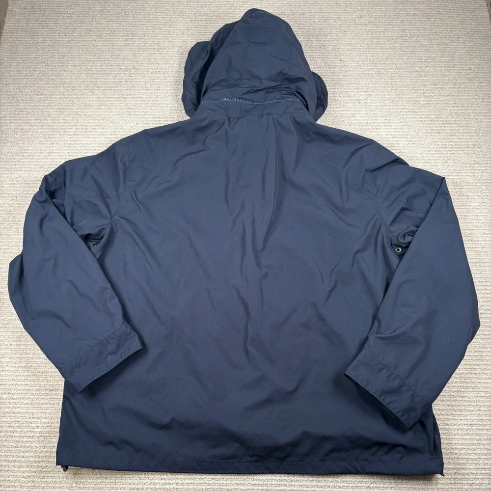 Polo Ralph Lauren Pack Hooded Windbreaker Jacket Mens‎ XXL Navy Blue VTG